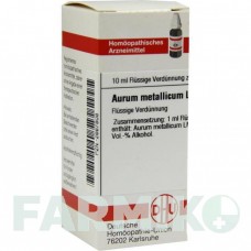 АУРУМ МЕТАЛЛИКУМ (AURUM METALLICUM) LM VI раствор 10 мл - Гомеопатия DHU