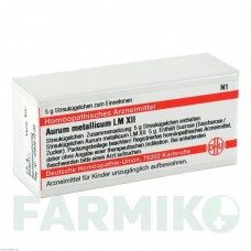АУРУМ МЕТАЛЛИКУМ (AURUM METALLICUM) LM XII глобули 5 г - Гомеопатия DHU
