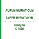 АУРУМ МУРІАТИКУМ (AURUM MURIATICUM) C 1000 глобули 0,5 г - Гомеопатія GUDJONS