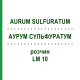 АУРУМ СУЛЬФУРАТУМ (AURUM SULFURATUM) LM 10 розчин 10 мл - Гомеопатія ARCANA DR.SEWERIN