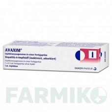 АВАКСИМ (AVAXIM) шприци 1 шт - Гепатит А инактивированный вирус SANOFI