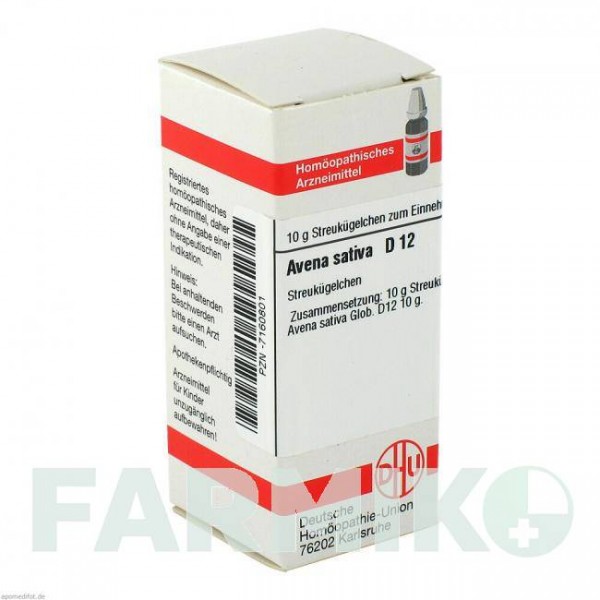 АВЕНА САТИВА (AVENA SATIVA) D 12 глобули 10 г - Гомеопатия DHU