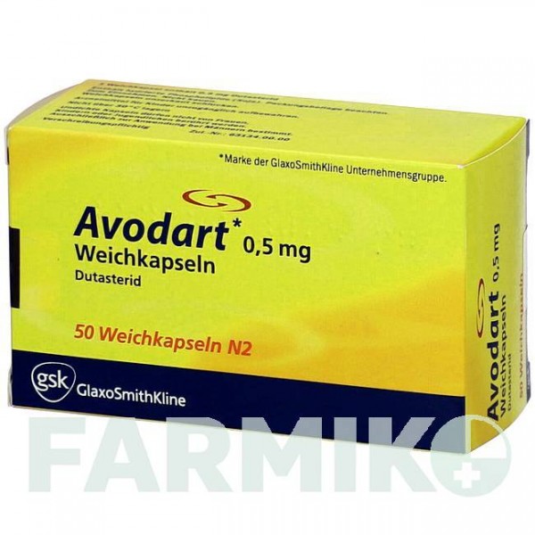 АВОДАРТ (AVODART) 0,5 мг капсулы 90 шт - Дутастерид EMRA-MED