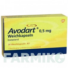 АВОДАРТ (AVODART) 0,5 мг капсулы 30 шт - Дутастерид GLAXOSMITHKLINE