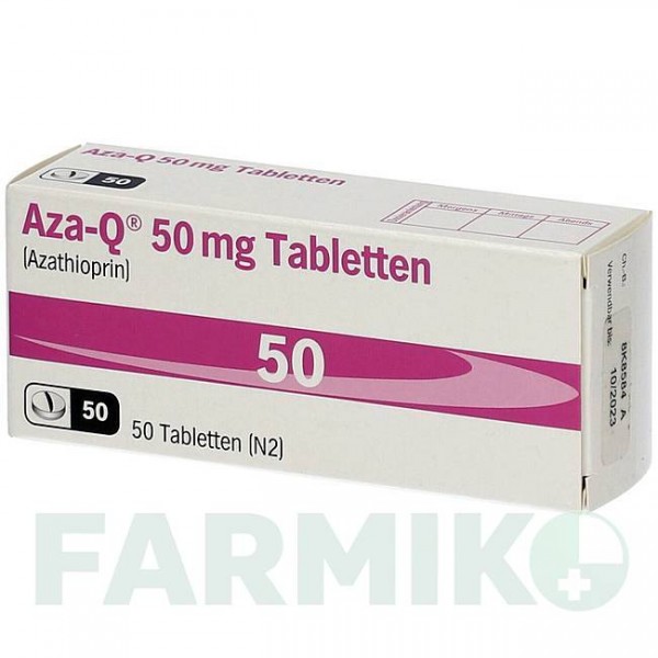 АЗА (AZA) 50 мг таблетки 50 шт - Азатиоприн JUTA PHARMA