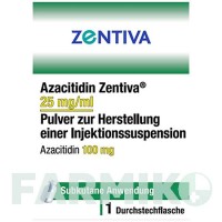 АЗАЦИТИДИН (AZACITIDIN) 25 мг/мл 100 мг флакон 1 шт - Азацитидин ZENTIVA