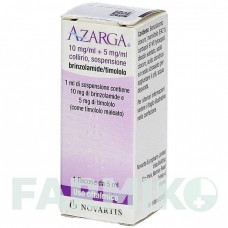 АЗАРГА (AZARGA) 10 мг/мл + 5 мг/мл капли 5 мл - Тимолол, Бринзоламид DOCPHARM