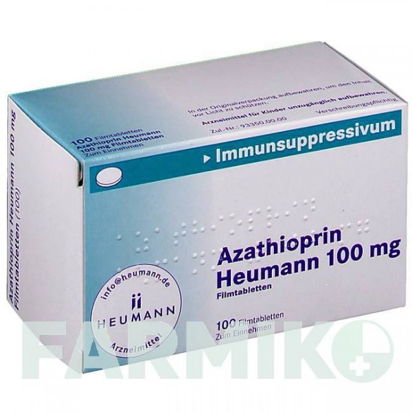 АЗАТИОПРИН (AZATHIOPRIN) 100 мг таблетки 100 шт - Азатиоприн HEUMANN PHARMA