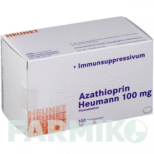 АЗАТІОПРИН (AZATHIOPRIN) 100 мг таблетки 100 шт - Азатіоприн HEUNET PHARMA