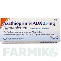 АЗАТИОПРИН (AZATHIOPRIN) 25 мг таблетки 100 шт - Азатиоприн STADAPHARM