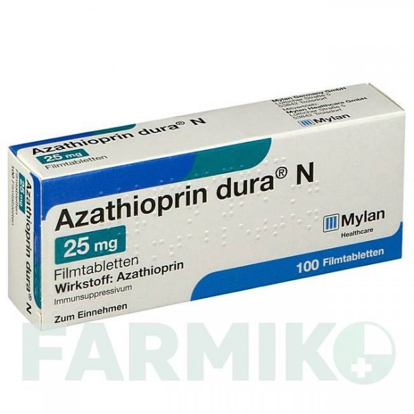 АЗАТИОПРИН (AZATHIOPRIN) 25 мг таблетки 100 шт - Азатиоприн VIATRIS