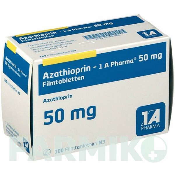 АЗАТИОПРИН (AZATHIOPRIN) 50 мг таблетки 100 шт - Азатиоприн 1 A PHARMA