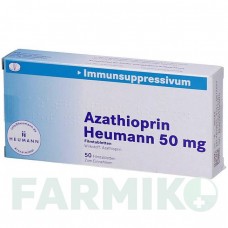 АЗАТИОПРИН (AZATHIOPRIN) 50 мг таблетки 50 шт - Азатиоприн HEUMANN PHARMA