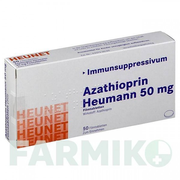 АЗАТИОПРИН (AZATHIOPRIN) 50 мг таблетки 50 шт - Азатиоприн HEUNET PHARMA