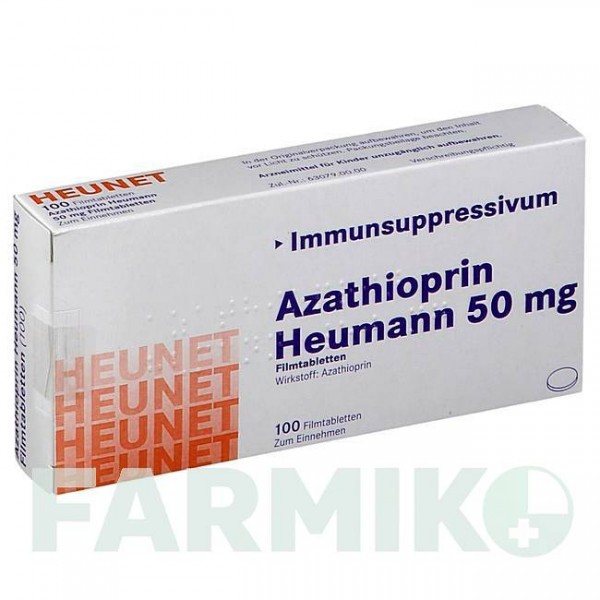 АЗАТИОПРИН (AZATHIOPRIN) 50 мг таблетки 100 шт - Азатиоприн HEUNET PHARMA