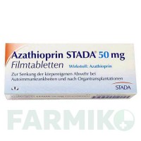 АЗАТИОПРИН (AZATHIOPRIN) 50 мг таблетки 50 шт - Азатиоприн STADAPHARM