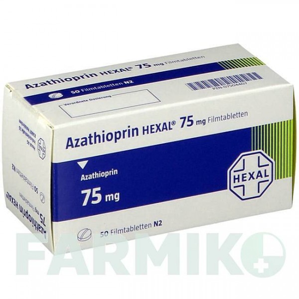 АЗАТИОПРИН (AZATHIOPRIN) 75 мг таблетки 50 шт - Азатиоприн HEXAL
