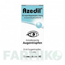 АЗЕДИЛ (AZEDIL) 0,5 мг/мл капли 6 мл - Азеластин DERMAPHARM