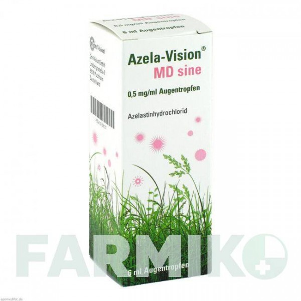 АЗЕЛА (AZELA) 0,5 мг/мл капли 6 мл - Азеластин OMNIVISION