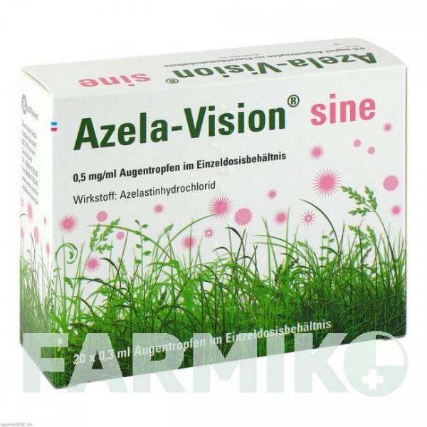 АЗЕЛА (AZELA) 0,5 мг/мл капли 20x0,3 мл - Азеластин OMNIVISION
