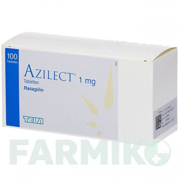 АЗИЛЕКТ (AZILECT) 1 мг таблетки 30 шт - Разагилин CC PHARMA