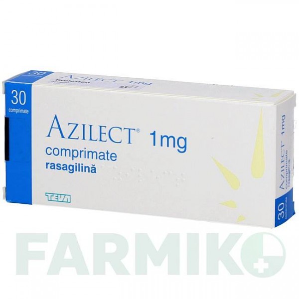 АЗИЛЕКТ (AZILECT) 1 мг таблетки 30 шт - Разагилин EMRA-MED