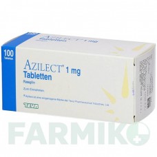 АЗИЛЕКТ (AZILECT) 1 мг таблетки 30 шт - Разагілін KOHLPHARMA