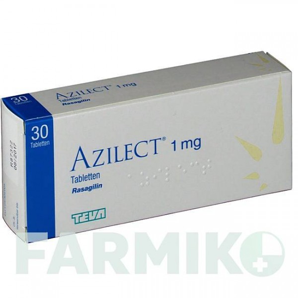 АЗИЛЕКТ (AZILECT) 1 мг таблетки 30 шт - Разагилин TEVA