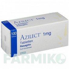 АЗИЛЕКТ (AZILECT) 1 мг таблетки 100 шт - Разагілін TEVA