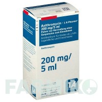 АЗИТРОМІЦИН (AZITHROMYCIN) 200 мг/5 мл порошок 15 мл - Азитроміцин 1 A PHARMA
