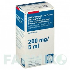 АЗИТРОМІЦИН (AZITHROMYCIN) 200 мг/5 мл порошок 15 мл - Азитроміцин 1 A PHARMA