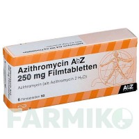 АЗИТРОМІЦИН (AZITHROMYCIN) 250 мг таблетки 6 шт - Азитроміцин ABZ PHARMA