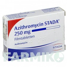 АЗИТРОМІЦИН (AZITHROMYCIN) 250 мг таблетки 6 шт - Азитроміцин STADAPHARM