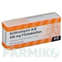 АЗИТРОМІЦИН (AZITHROMYCIN) 500 мг таблетки 3 шт - Азитроміцин ABZ PHARMA