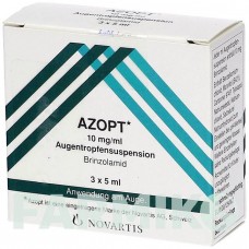 АЗОПТ (AZOPT) 10 мг/мл капли 3x5 мл - Бринзоламид KOHLPHARMA