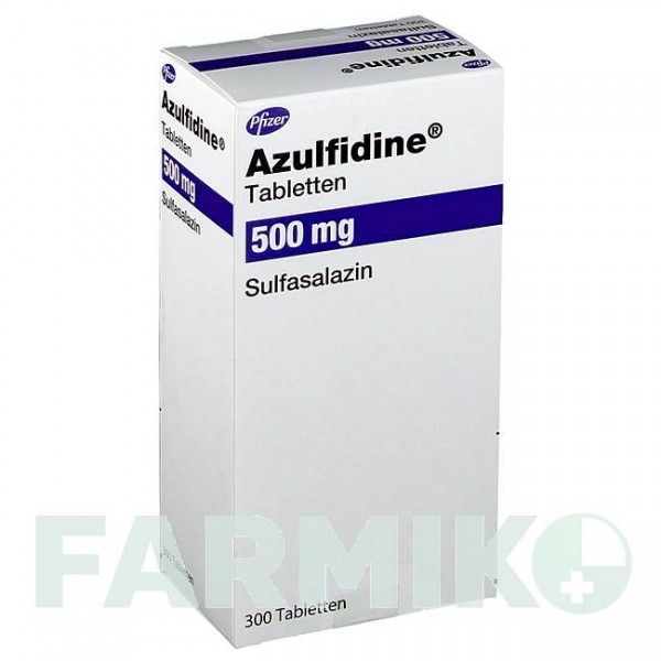 АЗУЛФИДИН (AZULFIDINE) таблетки 300 шт - Сульфасалазин PFIZER