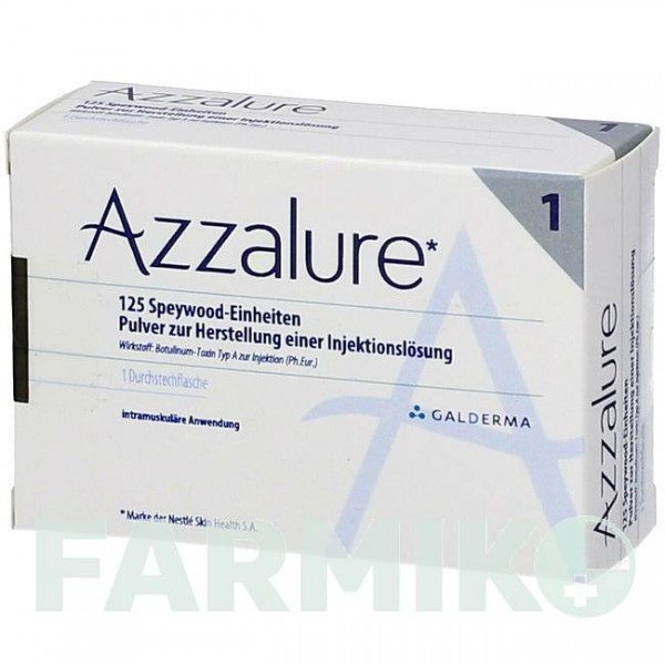 А33АЛУР (AZZALURE) 125 порошок 2 шт - Ботулинический токсин типа A EMRA-MED