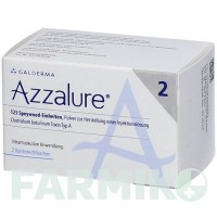 А33АЛУР (AZZALURE) 125 порошок 2 шт - Ботулінічний токсин типу A ORIFARM