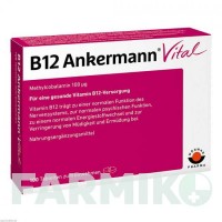 B12 АНКЕРМАНН (B12 ANKERMANN) таблетки 100 шт - Вітамін B12 (Ціанокобаламін) WORWAG PHARMA