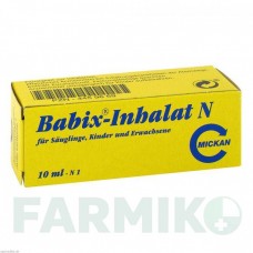 БАБИКС (BABIX) ингалятор 10 мл - Активные вещества MICKAN