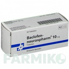 БАКЛОФЕН (BACLOFEN) 10 мг таблетки 50 шт - Баклофен NEURAXPHARM