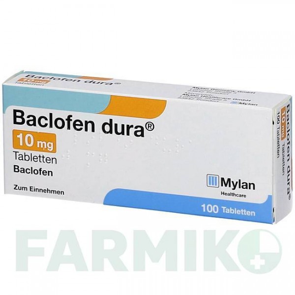 БАКЛОФЕН (BACLOFEN) 10 мг таблетки 100 шт - Баклофен VIATRIS