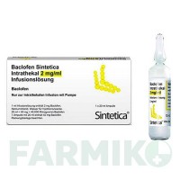 БАКЛОФЕН (BACLOFEN) 2 мг/мл раствор 1x20 мл - Баклофен SINTETICA