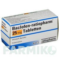 БАКЛОФЕН (BACLOFEN) 25 мг таблетки 100 шт - Баклофен RATIOPHARM