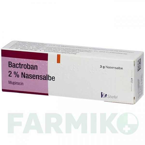 БАКТРОБАН (BACTROBAN) мазь 3 г - Мупіроцин ALLOMEDIC