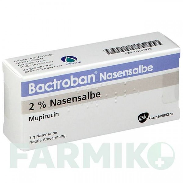 БАКТРОБАН (BACTROBAN) мазь 3 г - Мупіроцин ORIFARM