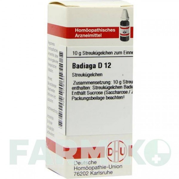 БАДЯГА (BADIAGA) D 12 глобули 10 г - Гомеопатія DHU