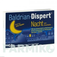 БАЛДРІАН ДИСПЕРТ (BALDRIAN DISPERT) таблетки 50 шт - Активні речовини CHEPLAPHARM