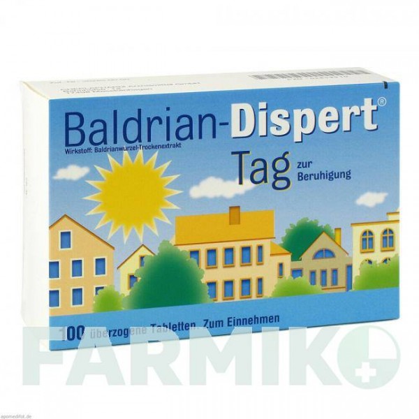 БАЛДРИАН ДИСПЕРТ (BALDRIAN DISPERT) таблетки 100 шт - Корень валерианы CHEPLAPHARM