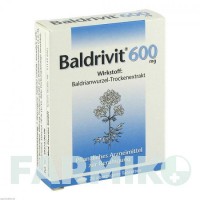 БАЛДРИВИТ (BALDRIVIT) 600 мг таблетки 20 шт - Корень валерианы RODISMA-MED PHARMA
